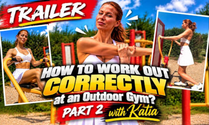 FREE TRAILER  |  HOW TO WORK OUT CORRECTLY at an Outdoor Gym?  |  PART 2 with Katia   |  VR180 8K