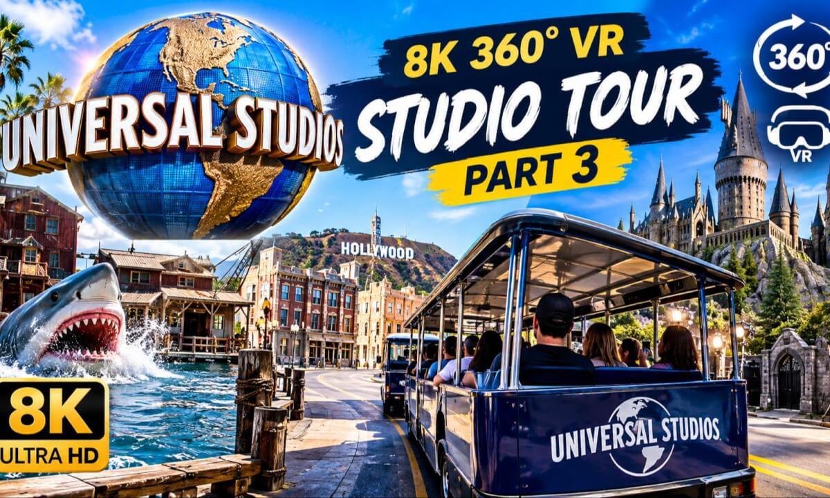 Universal Studios 8K 360° VR Walkthrough – Explore the Theme Park | Part 3