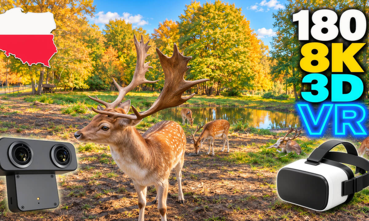 🦁🦙 Fierce & Fluffy Creatures | An Afternoon at Gdańsk - Oliva Zoo 🐒🦒 | 180 8K 3D VR