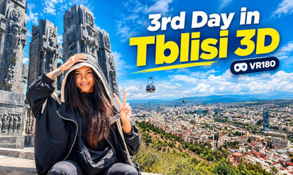 I Explored Tbilisi’s Hidden Side! 🇬🇪 TV Tower, Turtle Lake & More | 3D VR180