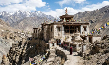 9th CE Avlokiteshwara temple  at 11500 feet  Lamayuru, ladakh