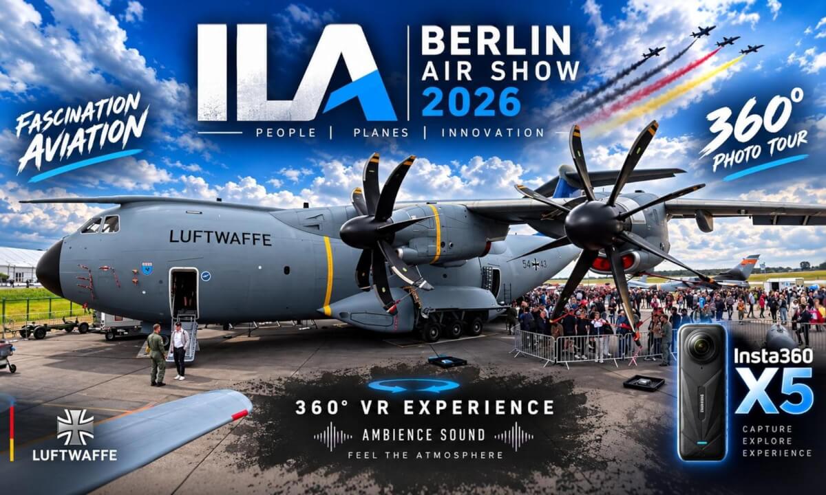 ILA Berlin Airshow | 360° Photo Experience | Insta360 X5