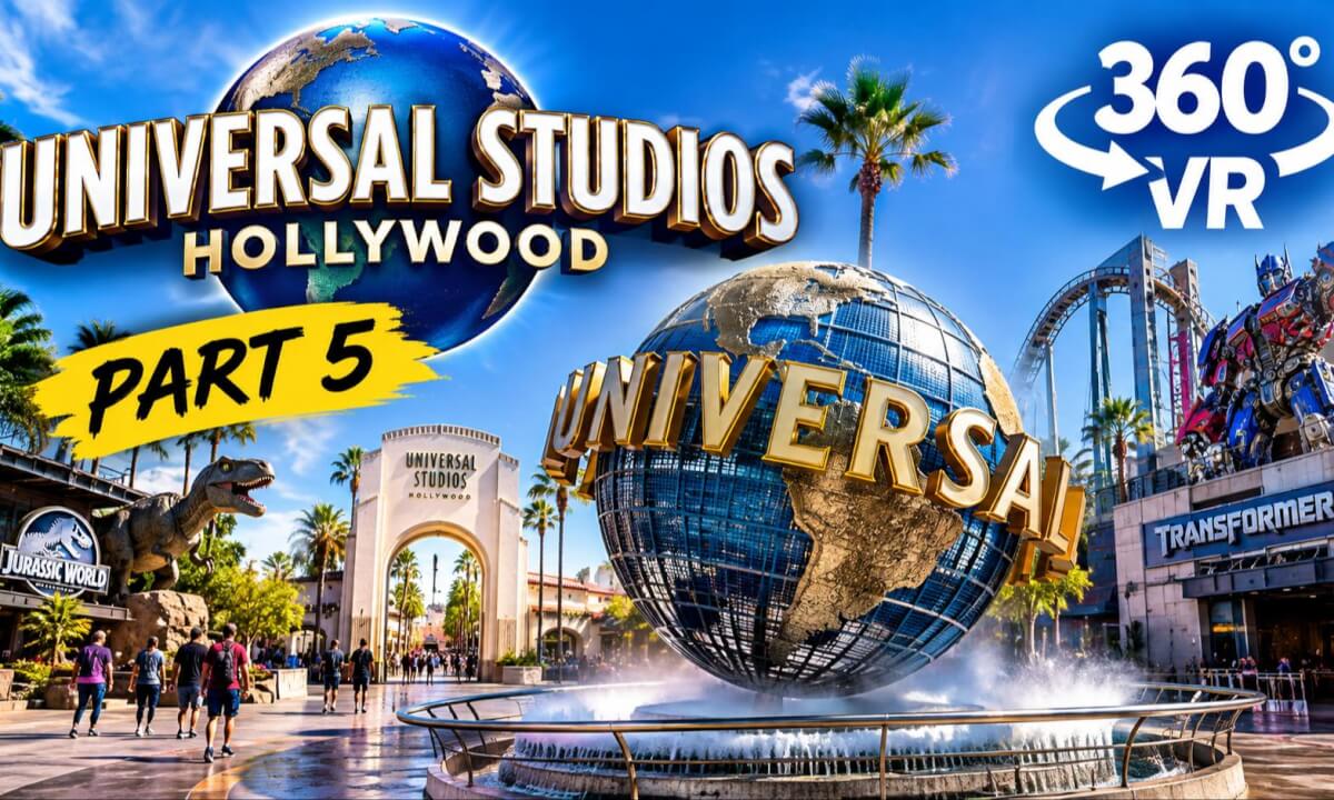 Universal Studios Hollywood 360° 🌎 | Immersive Theme Park Walkthrough – Part 5