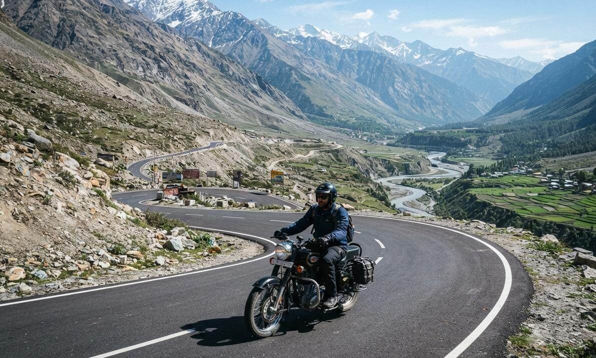 Keylong to Sissu in Himachal Pradesh, India