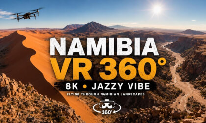 Jazzing thru Namibian landscapes - 8k 360 VR