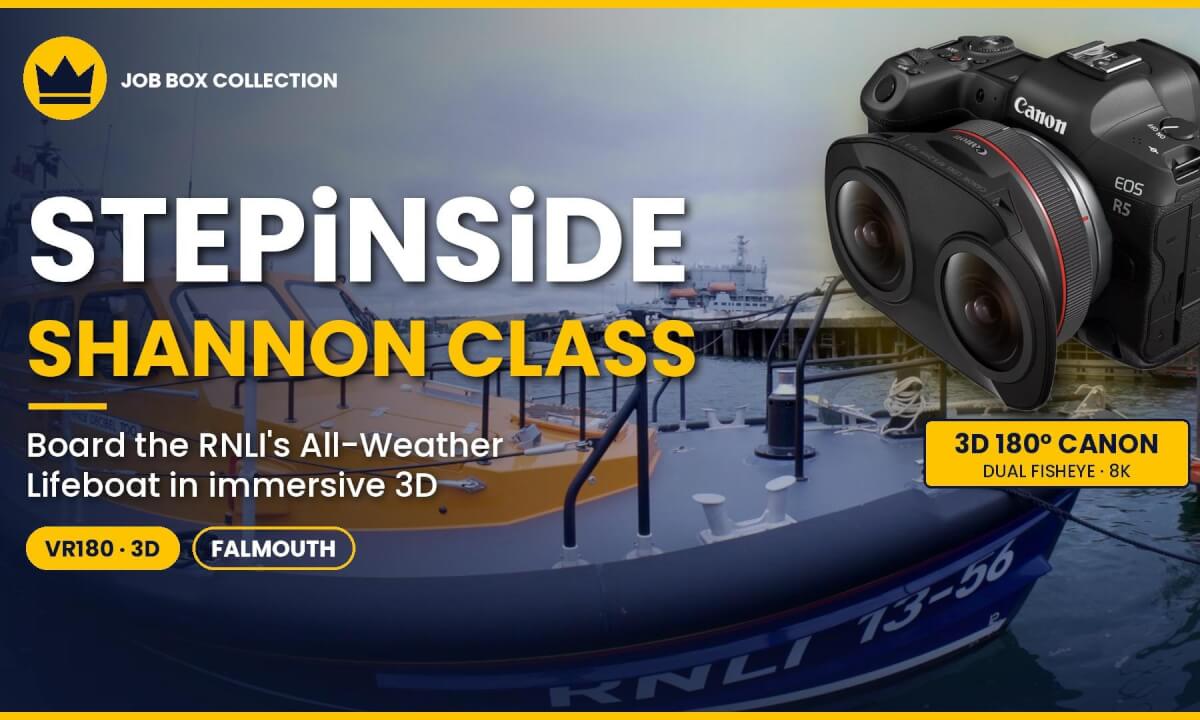 RNLI Falmouth Lifeboat VR180: Step Inside the Shannon Class All-Weather Rescue Boat | Job Box Collection