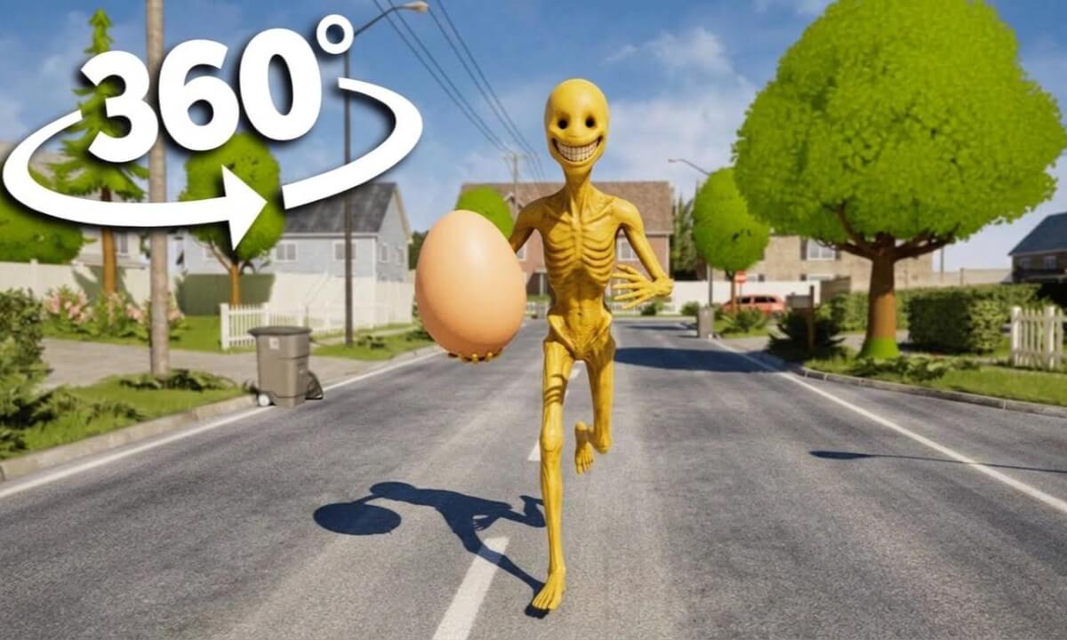 360 VR Don't Knock on Verity's Door: Giant Egg Prank 🥚 Animal Hospital