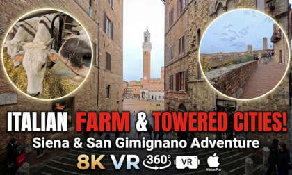 Siena & San Gimignano: 8K VR 360° Immersive Walk