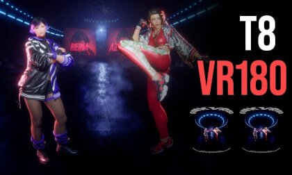 Tekken 8: Reina vs Azucena | VR180 Machinima
