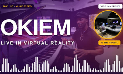 How Piano Music Begins with Okiem | Inside the Studio in 3D 180°