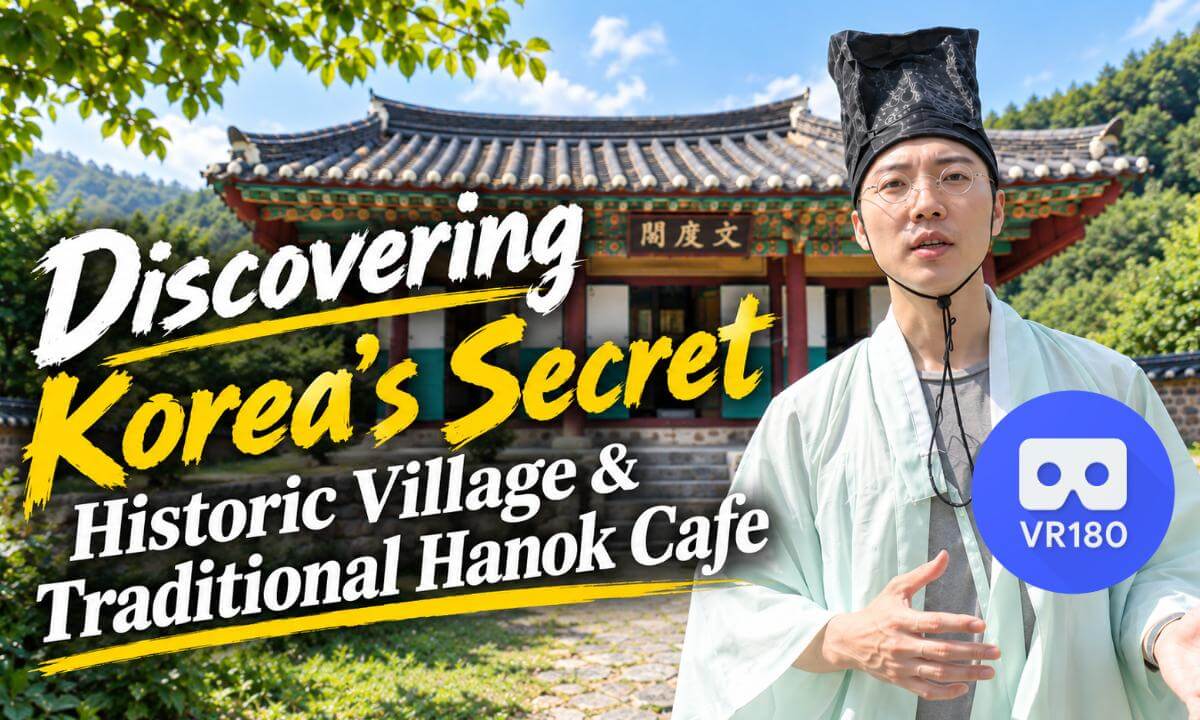 Discovering Korea's Secret Historic Village & Traditional Hanok Cafe