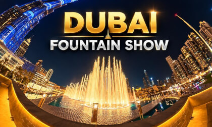 Dubai Fountain Show at Night 🇦🇪 | Spectacular Water Show in Downtown Dubai