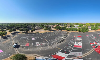 Martin HS Parking Lot Painting - Class 2027