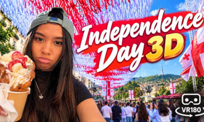 GEORGIA INDEPENDENCE DAY in TBILISI 3D 🇬🇪 | VR180 8K