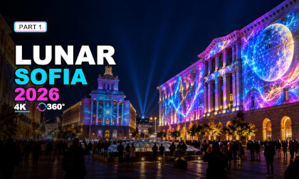 LUNAR Sofia 2026 in 4K 360° | The Lights of Sofia, Bulgaria | Part 1