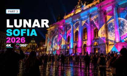 LUNAR Sofia 2026 4K 360° | Projection Mapping in Bulgaria | Part 3
