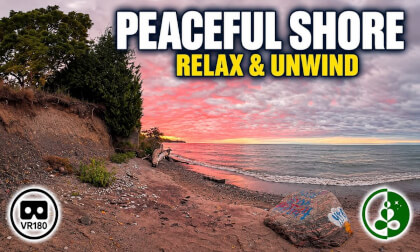 Peaceful Shore | Relax & Unwind in VR180