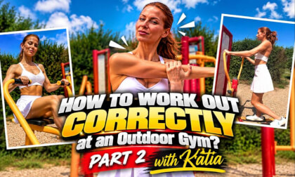 HOW TO WORK OUT CORRECTLY at an Outdoor Gym?  |  PART 2 with Katia  |  VR180 8K