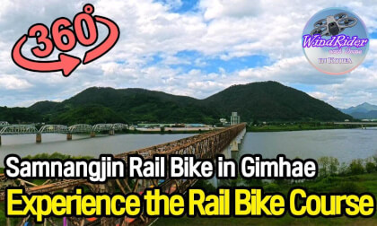 Exploring Along the Samnangjin Rail Bike in Gimhae