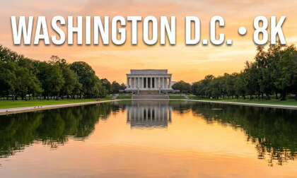2025 June 21 - A walk around the Lincoln Memorial reflecting pool - Washington DC - 8K