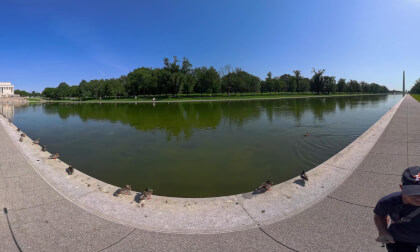 2025 June 21 - Lincoln Memorial reflecting pool - Washington DC - 8K