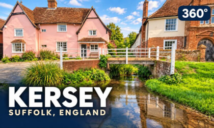 Kersey, Suffolk | 8K 360° VR Drone Tour | England