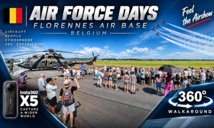 Belgian Air Force Days 2026 | 360° Walkaround at Florennes Air Base | Insta360 X5