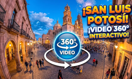 POV VR City Walk Colonial Mexican City San Luis Potosí 360