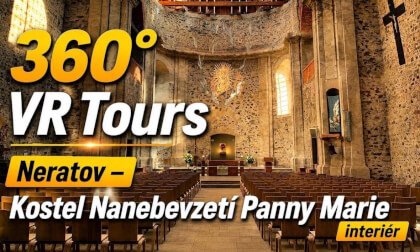 360° VR Tours | Neratov – Interior of the Church of the Assumption of the Virgin Mary #insta360x5