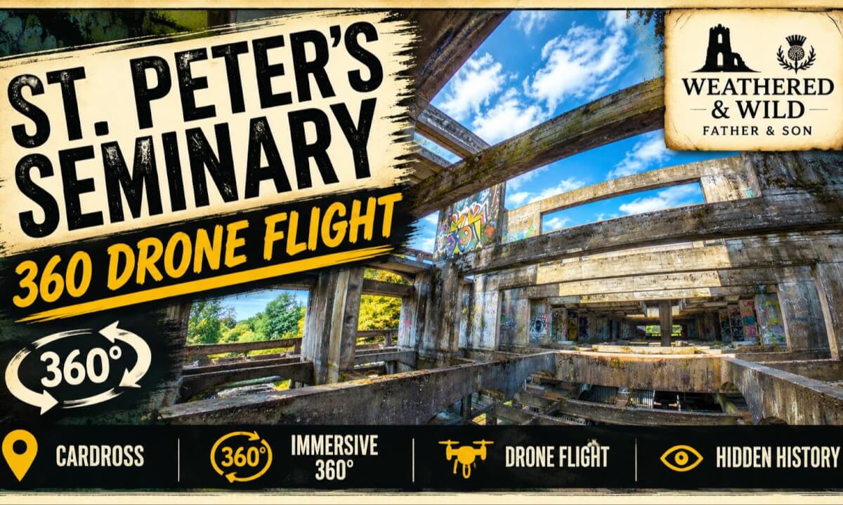 St. Peter's Seminary - Scotland | 🚁 8K 360° Drone Flight