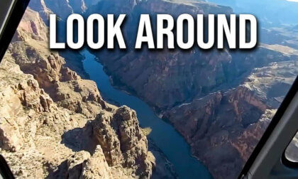 2016 October 18 - Flying out of the Grand Canyon, Theta S upscaled - 4K