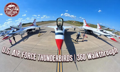 U.S. Air Force Thunderbirds Flight Line Walk | 360 View