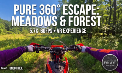 #4 360° VR POV Immersive Raw Unedited ASMR Amateur Enduro Ride in 5,7K 60fps