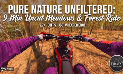 #5 VR 360° POV Enduro Immersive Exploring Countryside Through Cemetery and Abandoned House