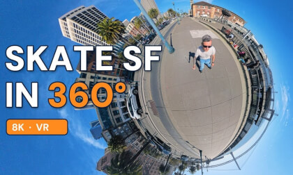 Skate San Francisco in 8K 360° VR — Embarcadero Sunrise Loop