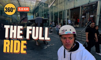 Birmingham in 360° – The Full Ride (8K, inline skating, 5.8 km)
