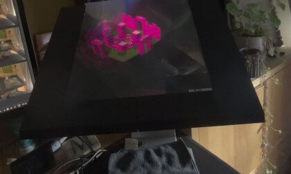 Spatial Video of Holographic Display - Head Panning