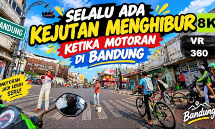 Unexpected Fun While Motorcycle Riding Through Bandung, Indonesia!