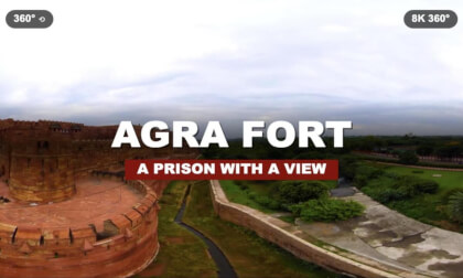 Agra Fort, Uttar Pradesh, India | 8K 360° VR | A Prison With a View of the Taj Mahal