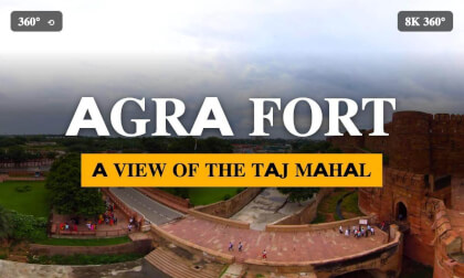 Agra Fort, Uttar Pradesh, India | 8K 360° VR | Where an Emperor Watched His Taj Mahal
