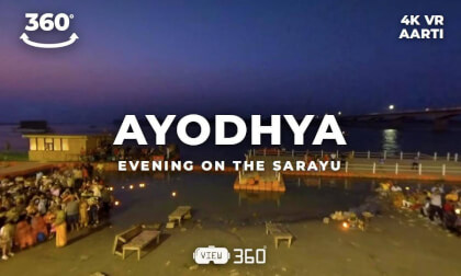 Ayodhya, Uttar Pradesh, India | 4K 360° VR | Ghats of the Sarayu