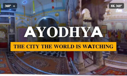 Ayodhya, Uttar Pradesh, India | 8K 360° VR | The City the World Is Watching