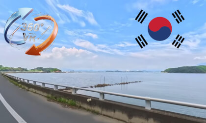 Namhae Coastal Road: From Namhae Bridge to Daraengi Village. 남해 해안도로, 노량진대교(남해대교)에서 다랭이마을까지.