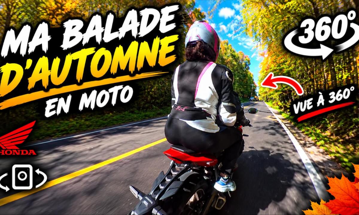 BELLE BALADE D’AUTOMNE EN MOTO 🍂🏍️ | VIDÉO À 360°