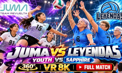 JUMA Infantil vs Leyendas Zafiro | Full Volleyball Match | 360° VR 8K