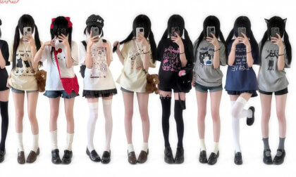 What It Feels Like to Be Surrounded by 5 Schoolgirls [360° VR POV]