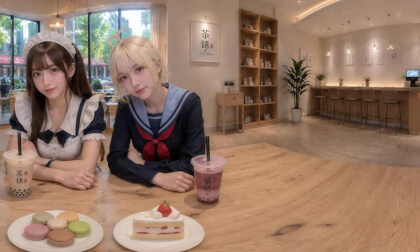 What It Feels Like to Be Surrounded by 5 Schoolgirls [360° VR POV]