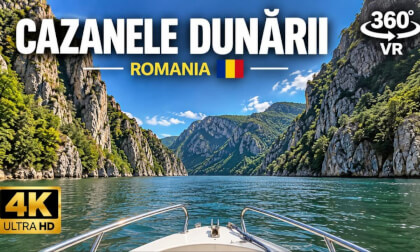 Cazanele Dunării, Romania – 360° Boat Tour | Danube Gorges
