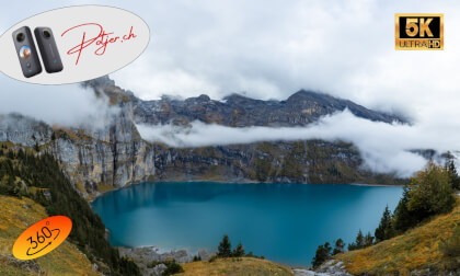 Swiss Wonderland in  360° VR: Hiking Öschinensee Kandersteg - Alpine Adventure! - Part 3