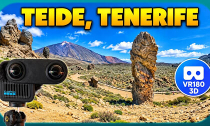 [8K][3D VR180] Teide National Park, a walk through Tenerife’s volcanic landscape